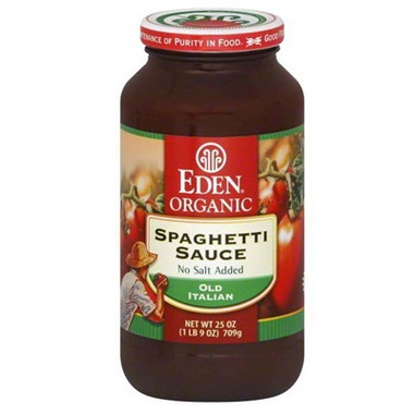 Eden Foods Spag Sauce Ns (12x25OZ )
