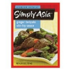 Simply Asia Ginger Teriyaki Stir Fry Sauce (6x4.2 Oz)