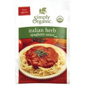 Simply Organic Italian Herb Spag Sauce (12x1.31Oz)