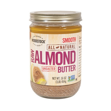Woodstock Natural Almond Butter Raw (12x16Oz)