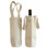 ECOBAGS Canvas Wine Bag (1 bottle) 6.5x12 Recycled Cotton (10 Bags)
