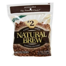 Natural Brew Cone Coffee Filters, #2 (12x40CNT )