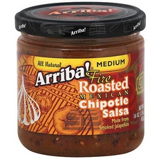 Arriba! Medium Fire Roasted Mexican Chipotle Salsa (6x16Oz)