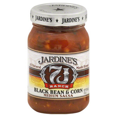 Jardines 7J Ranch Salsa Black Bean Corn (6x16Oz)