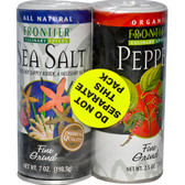 Frontier Herb Salt & Pepper Combo Pack (1x10.5 Oz)