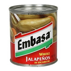 Embasa Whole Jalapenos In Escabeche (12x12Oz)