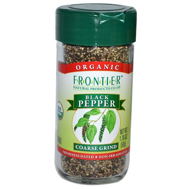 Frontier Natural  Black Pepper Course Ground (1x1.76Oz)