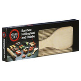 Sushi Chef Bamboo Paddle & Mat (6x1EA)