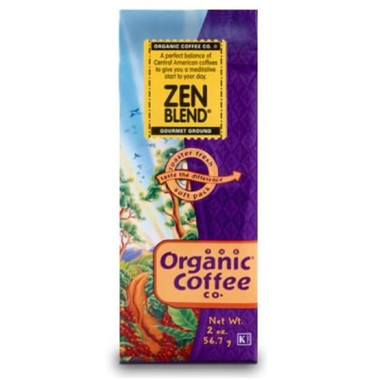 Organic Coffee Zen Blend Coffee (12x2Oz)