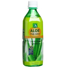 J1 Aloe Pulp Juice Original With Vitamin C (12x16.9Oz)