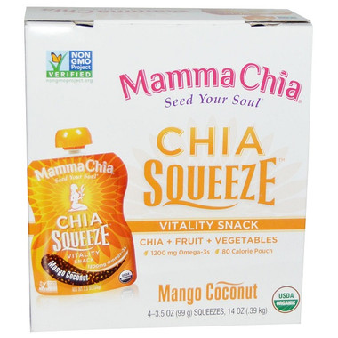 Mamma Chia Mango Coconut (2x8x3.5OZ)