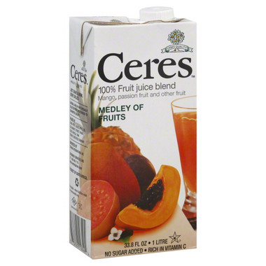 Ceres Medley Of Fruit (12x33.8Oz)