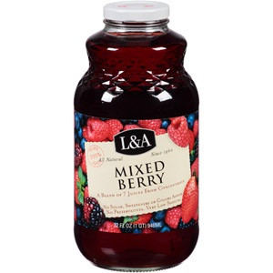 L & A Juice Mixed Berry (6x32Oz)