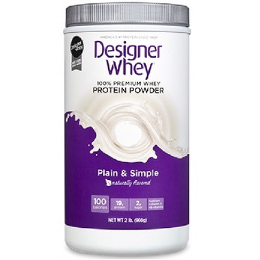 Designer Whey Plain/S Mapple Protein Powder (1x2LB )