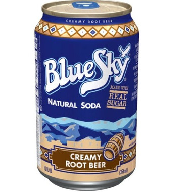 Blue Sky Natural Root Beer Soda (4x6 PK)