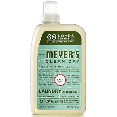 Mrs Meyers Laundry Det 4X Basil (6x34OZ )