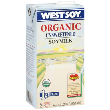 Westsoy Unsweetened Westsoy (12x32 Oz)