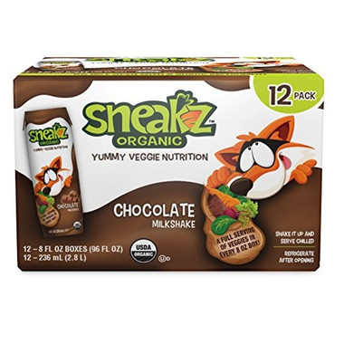 Sneakz Organic Choc Milkshake (12x8Oz)