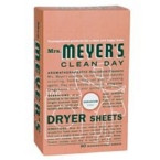 Meyers Geranium Dryer Sheets (12x80 STS)