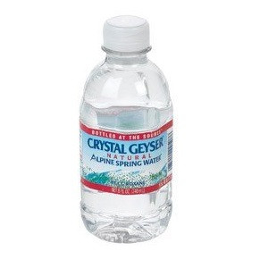 Crystal Geyser Alpine Spring Water (4x8Oz)