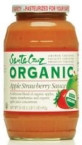 Santa Cruz Organic Strawberry Applesauce (12x23 Oz)