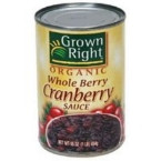 Grown Right Whole Cranberry Sauce (24x14 Oz)