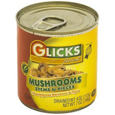 Glicks Mushrooms Stems & Pieces (24x4Oz)