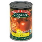 Muir Glen Diced Garlic Fire Roasted Tomato (12x14.5 Oz)