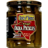 Talk O Texas Hot Pickled Okra (6x16Oz)