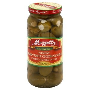 Mezzetta White Cheddar Stuffed Olives (6x9.5Oz)