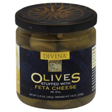 Divina Green Olive Stuffed Feta (6x7.8Oz)