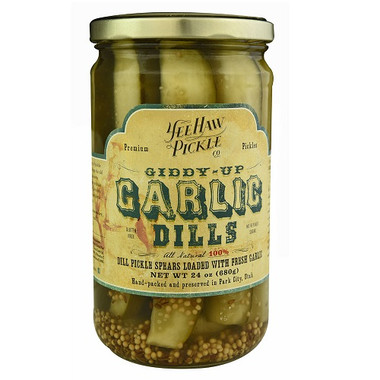 Yee-Haw Pickle Giddyup Garlic Dills (6x24Oz)
