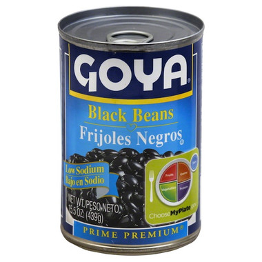 Goya Black Beans Ls (24x15.5OZ )