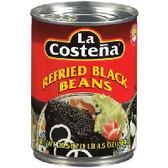 La Costena Refried Black Beans (12x20.5 Oz)