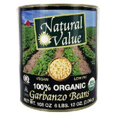 Natural Value Garbanzo Beans (6x108OZ )
