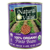 Natural Value Pinto Beans (6x108OZ )