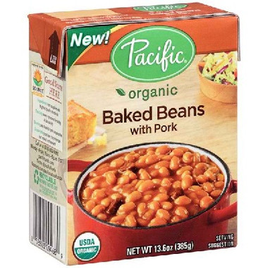 Pacific Natural Foods Bkd Beans W/Pork (12x13.6OZ )
