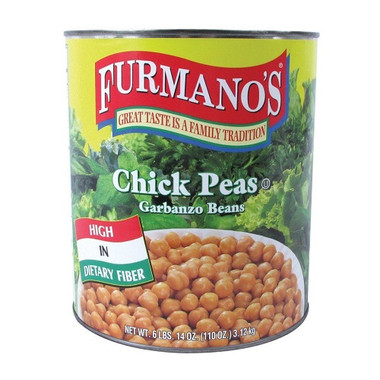 Furmano's Chickpea Garbanzo Beans (6x110Oz)