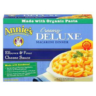 Annie's Deluxe Elbows & 4 Cheese Sauce (12x10 Oz)