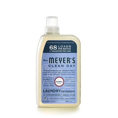 Mrs. Meyers Bluebell Laundry Detergent 68 Loads (1x34 Oz)