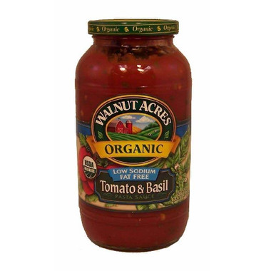 Walnut Acres Low Salt Tomato & Basil Pasta Sauce (12x25.5 Oz)