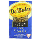 DeBoles Rice Spirals Gluten Free (12x8 Oz)