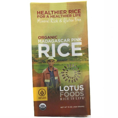 Lotus Foods Madagascar Pink Rice (6x15 Oz)