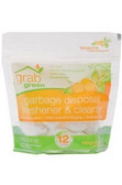 Grab Green GarBage Disposal Freshener & Cleaner Tangerine with Lemongrass (12x12 CT)