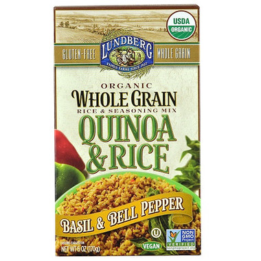 Lundberg Og2 Quinoa Rice Basil (6x6Oz)