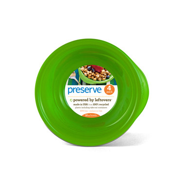 Preserve Everyday Bowls Apple Green (4 x16 Oz)