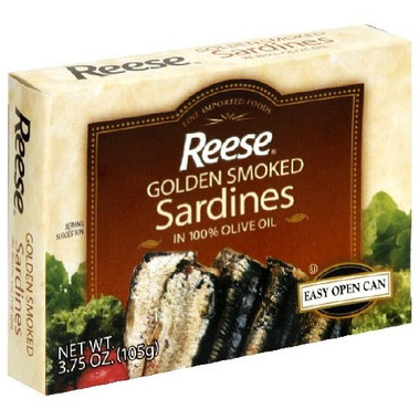 Reese Prt Gplden Smoked Sardines (10x3.75Oz)