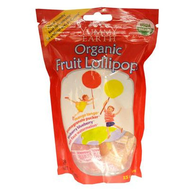 Yummy Earth Fruit Pop Pc Lollipop (6x3 Oz)