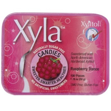 Xylitol Raspberry Dance Candy (6x100CT)