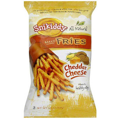 Snikiddy Cheddar Cheese Baked Fries (12x4.5 Oz)